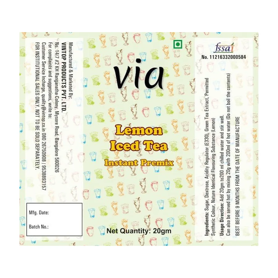Iced Tea Premix pack